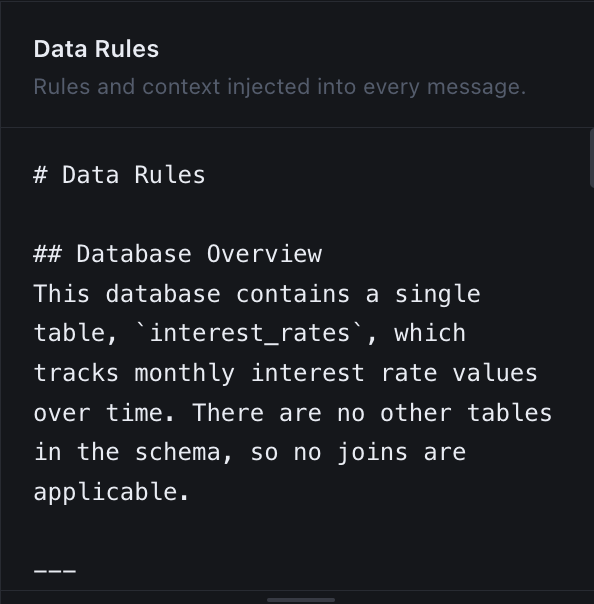 Data Rules